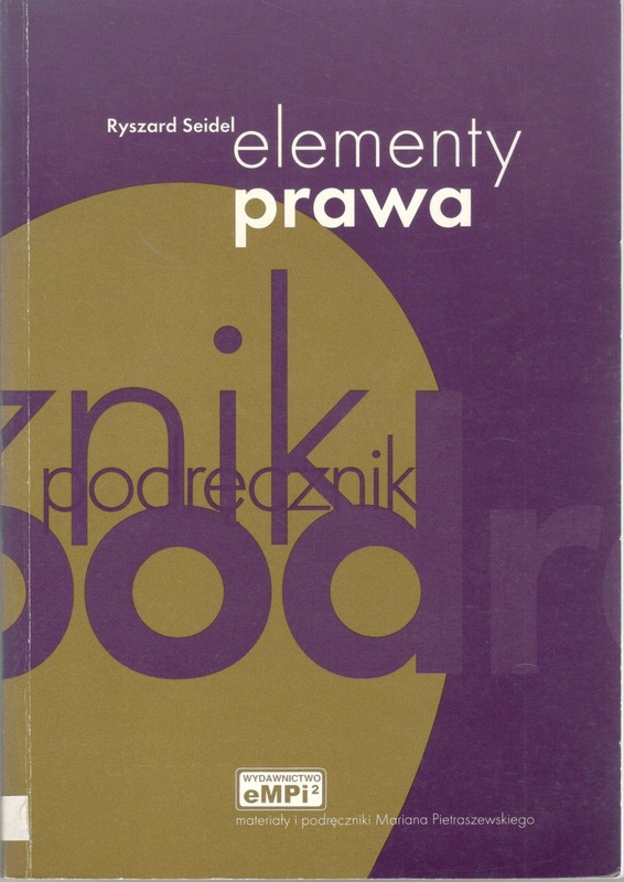 Elementy prawa : podręcznik