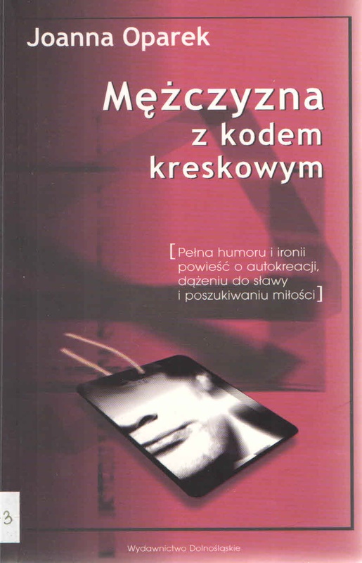 Mężczyzna z kodem kreskowym