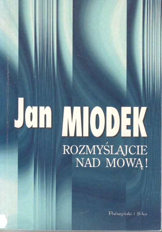 Rozmyślajcie nad mową!