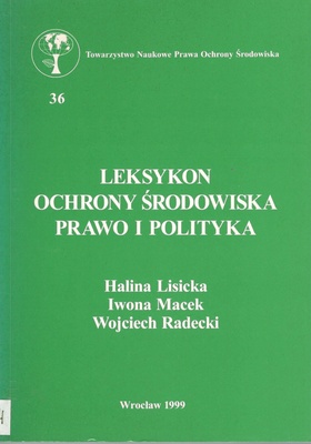 Leksykon ochrony środowiska - prawo i polityka