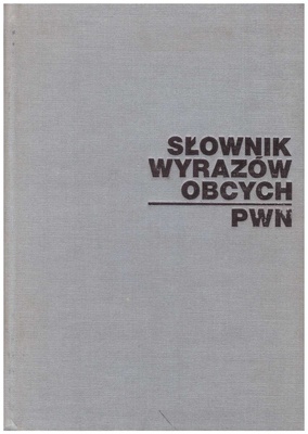Słownik wyrazów obcych PWN