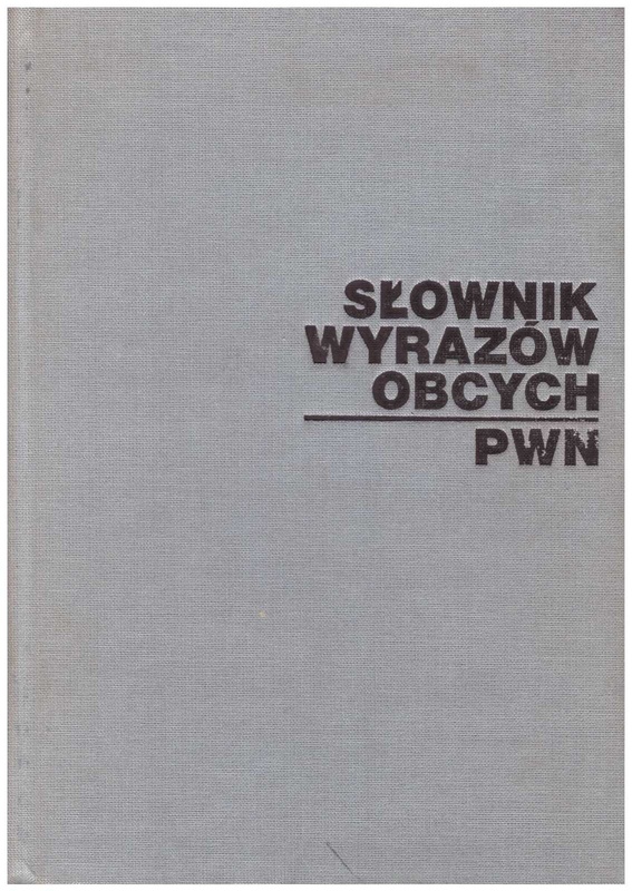 Słownik wyrazów obcych PWN