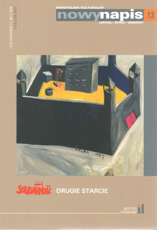 Solidarność. Drugie starcie. Kwartalnik kulturalny Nowy Napis. Liryka, epika, dramat, nr 12