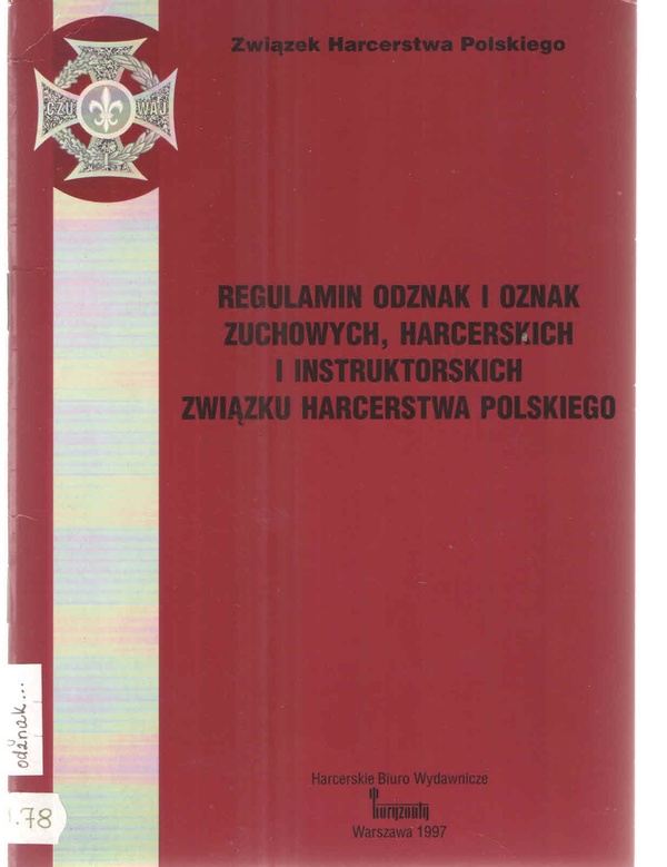Regulamin odznak i oznak zuchowych, harcerskich i instruktorskich Związku Harcerstwa Polskiego