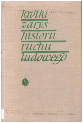Krótki zarys historii ruchu ludowego