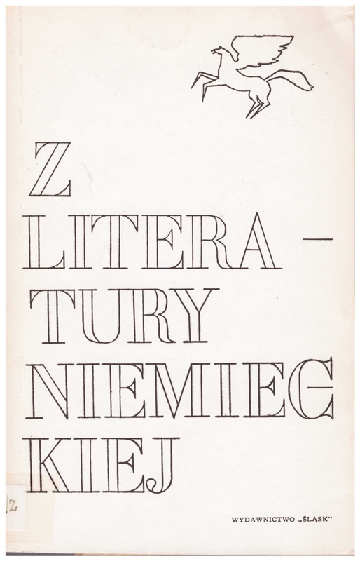 Z literatury niemieckiej : doświadczenia - inspiracje - propozycje