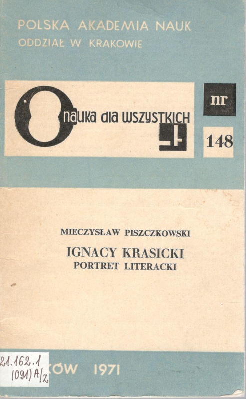 Ignacy Krasicki : portret literacki