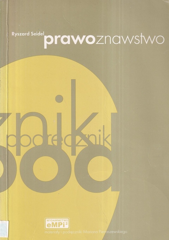 Prawoznawstwo : podręcznik