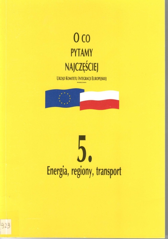 Energia, regiony, transport.