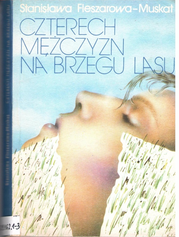 Czterech mężczyzn na brzegu lasu