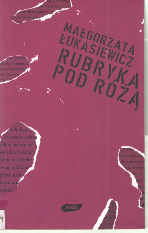 Rubryka pod różą