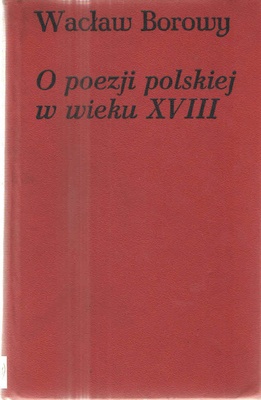 O poezji polskiej w wieku XVIII