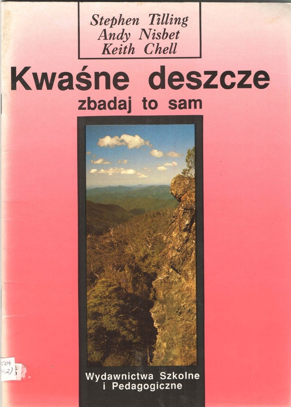 Kwaśne deszcze - zbadaj to sam