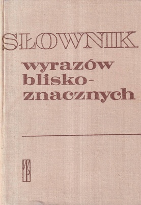 Słownik wyrazów bliskoznacznych
