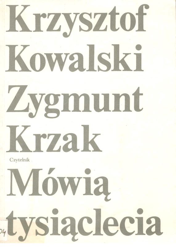 Mówią tysiąclecia