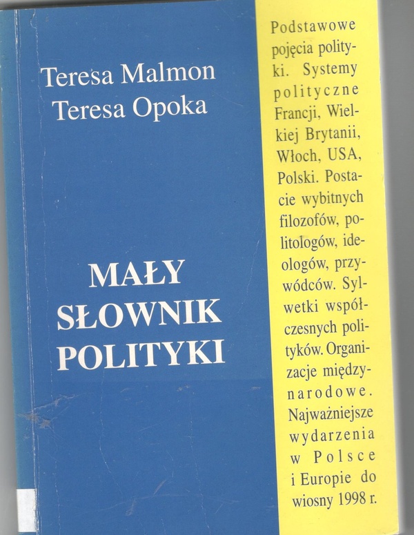 Mały słownik polityki