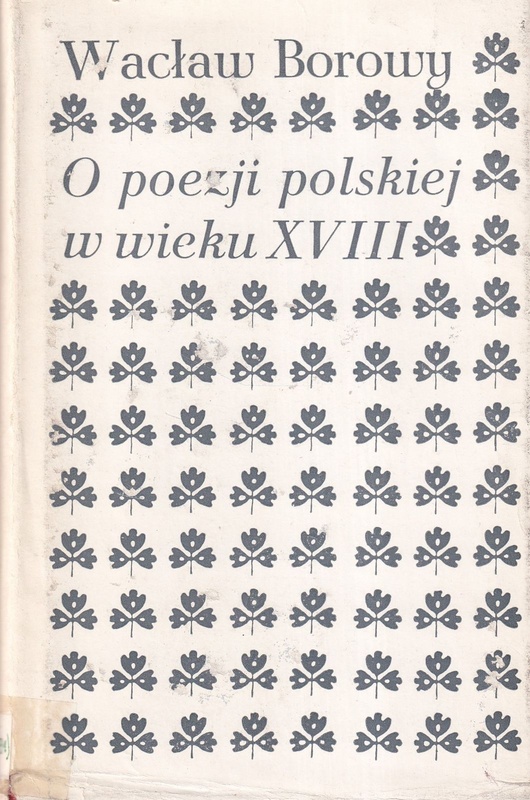O poezji polskiej w wieku XVIII