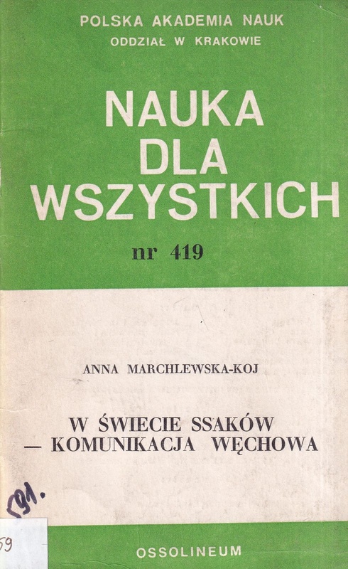 W świecie ssaków - komunikacja węchowa