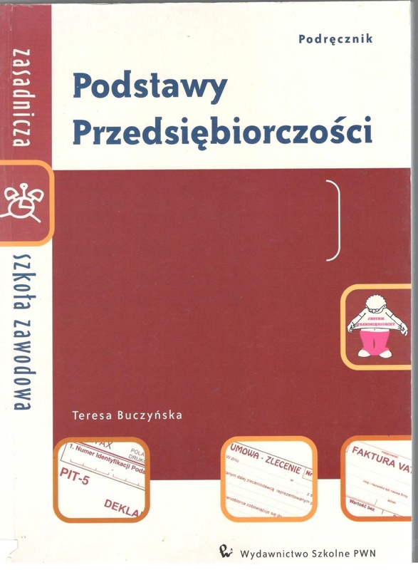 Podstawy przedsiębiorczości : zasadnicza szkoła zawodowa : podręcznik