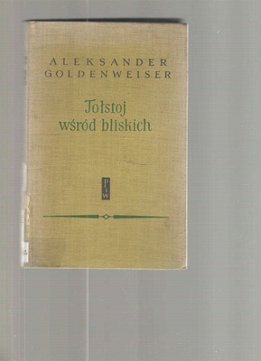 Tołstoj wśród bliskich